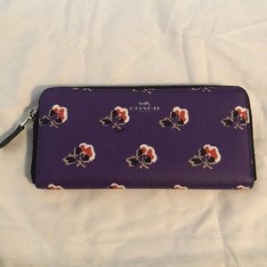 Purple Coach wallet